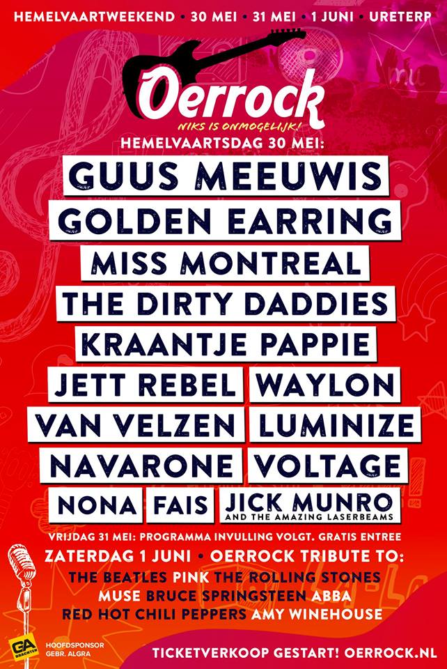 2019-05-30 Oerrock - Ureterp 2019 Festival ad
